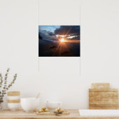 Het vliegen in de zon poster (Keuken)