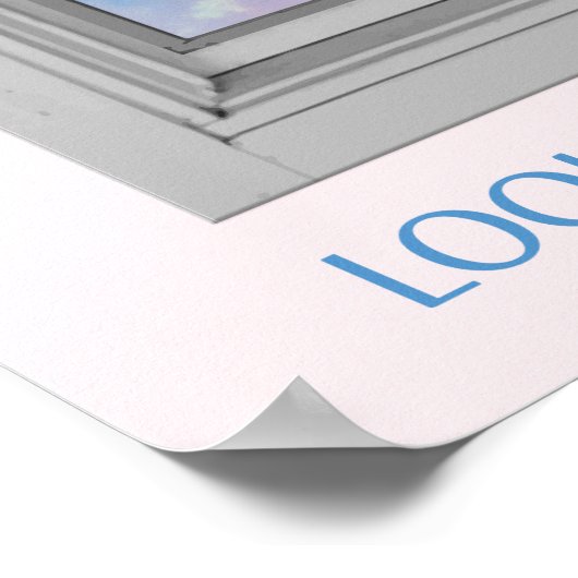 Het vliegen pig-Kijk uit Uw Venster Poster (Hoek)