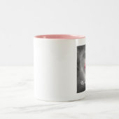 Het vliegen pigs in liefdesgepersonaliseerd tweekleurige koffiemok (Center)