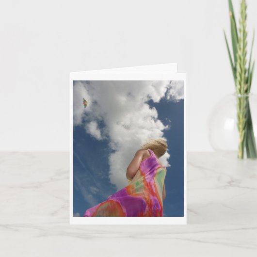 Het Vliegen van de vlieger Kaart (Voorkant)