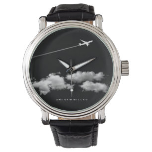 Het vliegen van Weg/Jet/Gepersonaliseerde Proef Horloge