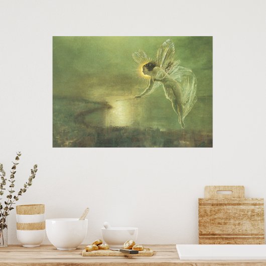 Het vliegen-weelderige moeras poster (Keuken)