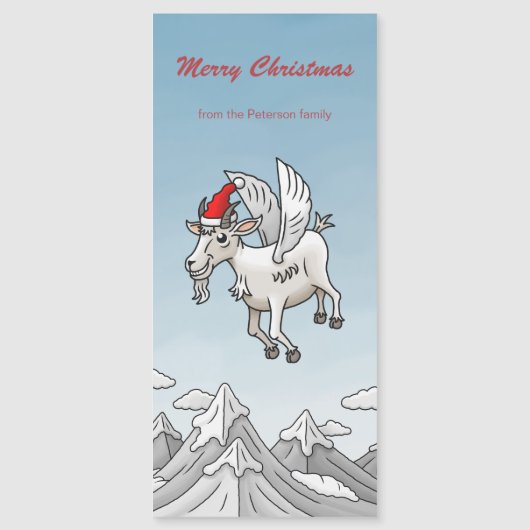 Het vliegende geit kerstfeest (Voorkant)