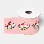 Het vliegende kerst varken grosgrain lint (Spoel)