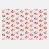 Het vliegende kerstvarken inpakpapier vel (Voorkant 2)