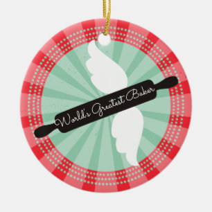 Het vliegende ornament van Kerstmis van de