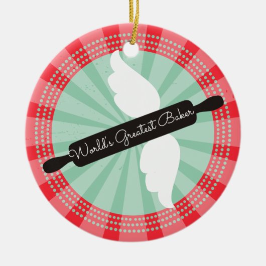 Het vliegende ornament van Kerstmis van de (Voorkant)