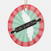 Het vliegende ornament van Kerstmis van de (Links)