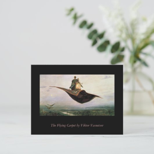 Het vliegende tapijt briefkaart (Staand voorkant)