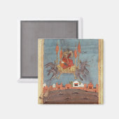 Het vliegende tapijt magneet (Voorkant / Achterkant)