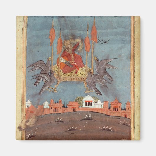 Het vliegende tapijt magneet (Voorkant)