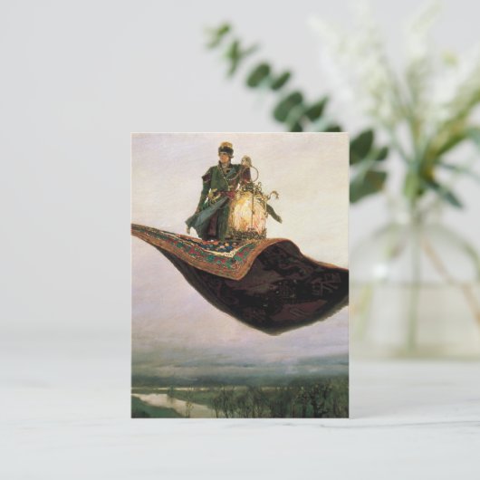Het vliegende tapijt van Viktor Vasnetsov (1880) Briefkaart (Staand voorkant)