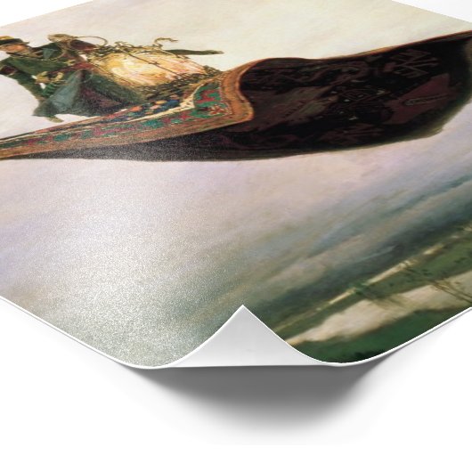 Het vliegende tapijt van Viktor Vasnetsov (1880) Foto Afdruk (Hoek)