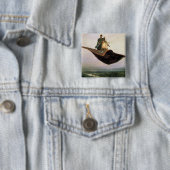 Het vliegende tapijt vierkante button 5,1 cm (In situ)