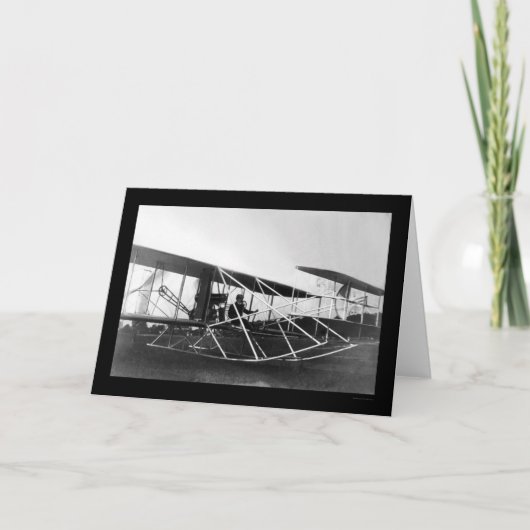 Het Vliegtuig 1909 van Wright van Orville Kaart (Voorkant)