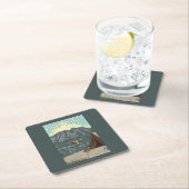 Het Vliegtuig & de Visserij van de struik - het Kartonnen Onderzetters (Insitu)