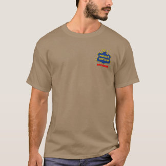 Het vliegtuig herladen 2011 - met lichten aan! t-shirt