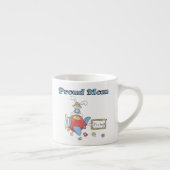 Het vliegtuig van Proud Mam Het is een Jongen Gift Espresso Kop (Rechts)
