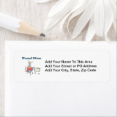 Het vliegtuig van Proud Mam Het is een Jongen Gift Etiket (Insitu)