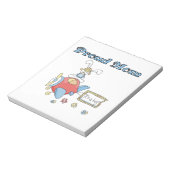 Het vliegtuig van Proud Mam Het is een Jongen Gift Notitieblok (Linkerzijde)