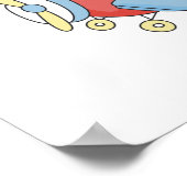 Het vliegtuig van Proud Mam Het is een Jongen Gift Poster (Hoek)