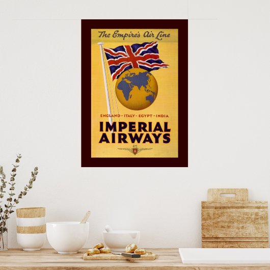 Het vliegveld van het Rijk Poster (Keuken)