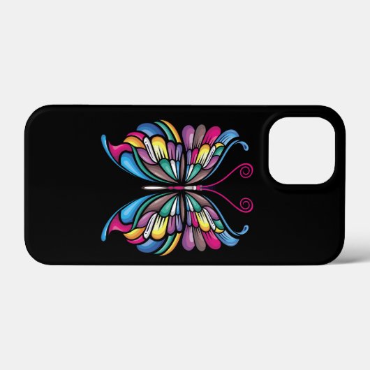 Het vlinderontwerp Case-Mate iPhone case (Achterkant (horizontaal))