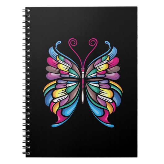 Het vlinderontwerp notitieboek (Voorkant)