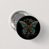 Het vlinderontwerp ronde button 3,2 cm (Voorkant /achterkant)
