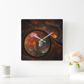 Het vloeibare Vierkant van de Kunst van de Vierkante Klok (Huis)