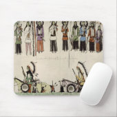 'Het vloeiend maken van de Place Dance' (inkt op p Muismat (Met muis)