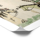 'Het vloeiend maken van de Place Dance' (inkt op p Poster (Hoek)