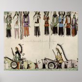 'Het vloeiend maken van de Place Dance' (inkt op p Poster (Voorkant)