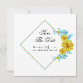 Het Vloerontwerp van de Bindende Invitaties van de Kaart (Achterkant)