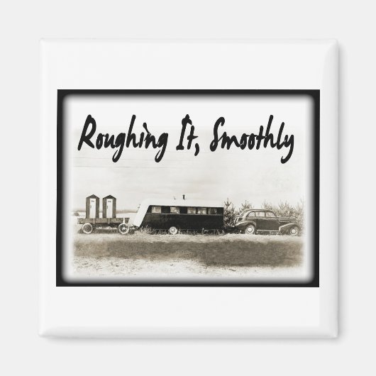 Het vlot ruwen in  Aanhangwagen Magneet (Voorkant)