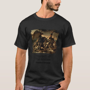 Het vlot van de Medusa met zonnebril T-shirt