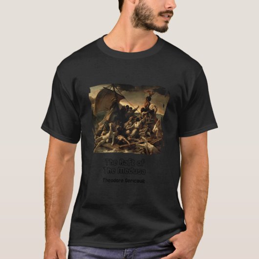 Het vlot van de Medusa met zonnebril T-shirt (Voorkant)