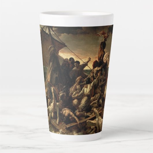 Het vlot van de Medusa-Théodore Géricault Latte Mok (Voorkant)