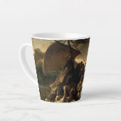 Het vlot van de Medusa-Théodore Géricault Small Latte Mok (Linkerhoek)