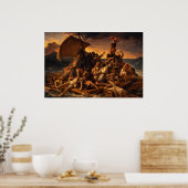 Het Vlot van de Medusa van Théodore Géricault Poster (Keuken)