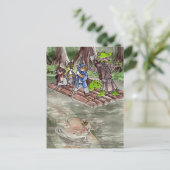 Het Vlot van het moeras Briefkaart (Staand voorkant)