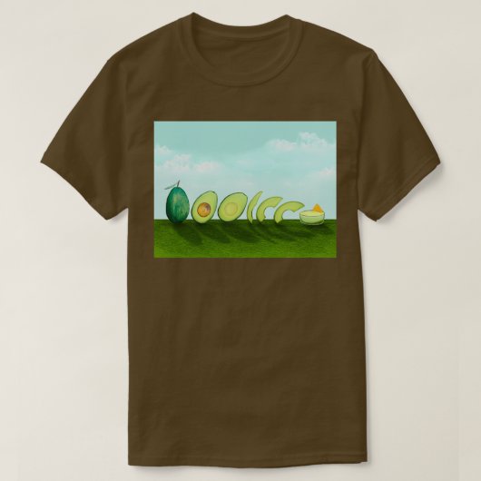 Het vocado-effect t-shirt (Design voorkant)