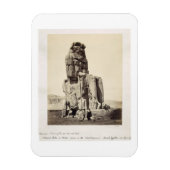Het "Vocal Memnon", kolossaal beeld van Amenhotep  Magneet (Verticaal)