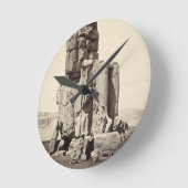 Het "Vocal Memnon", kolossaal beeld van Amenhotep Ronde Klok (Hoek)
