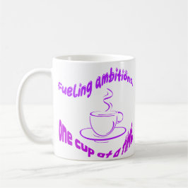 Het voeden van ambities, één beker per keer. koffiemok