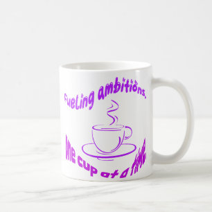 Het voeden van ambities, één beker per keer. koffiemok