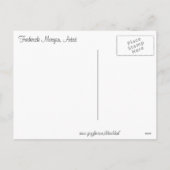 Het voeden van de konijnen met Pasen Feestdagenkaart (Achterkant)