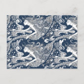 Het voeden van de vis briefkaart (Voorkant)