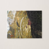 Het voeden van onderwater forel in de Smoky Mounta Legpuzzel (Horizontaal)