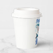 HET VOEDEN ZONEHAAI, CARTOON STIJL PAPIEREN BEKERS (Rechts)